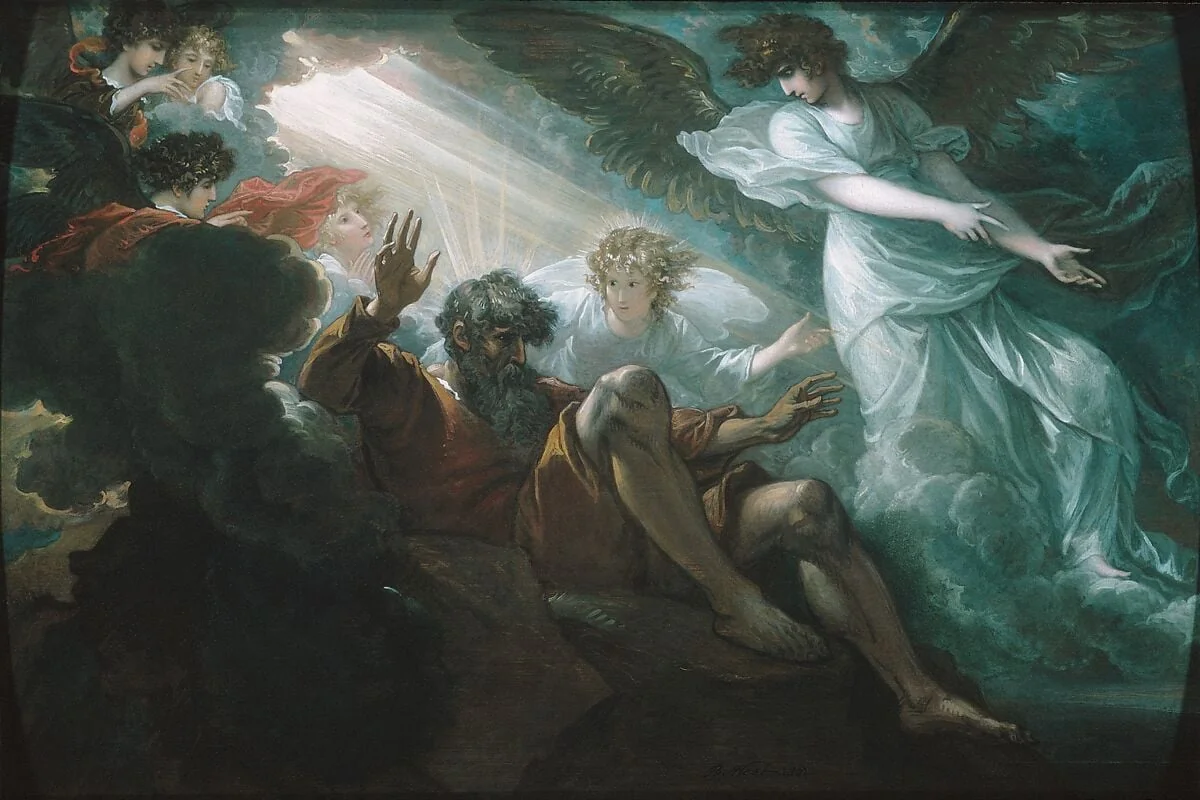 Moses Shown the Promised Land, detail