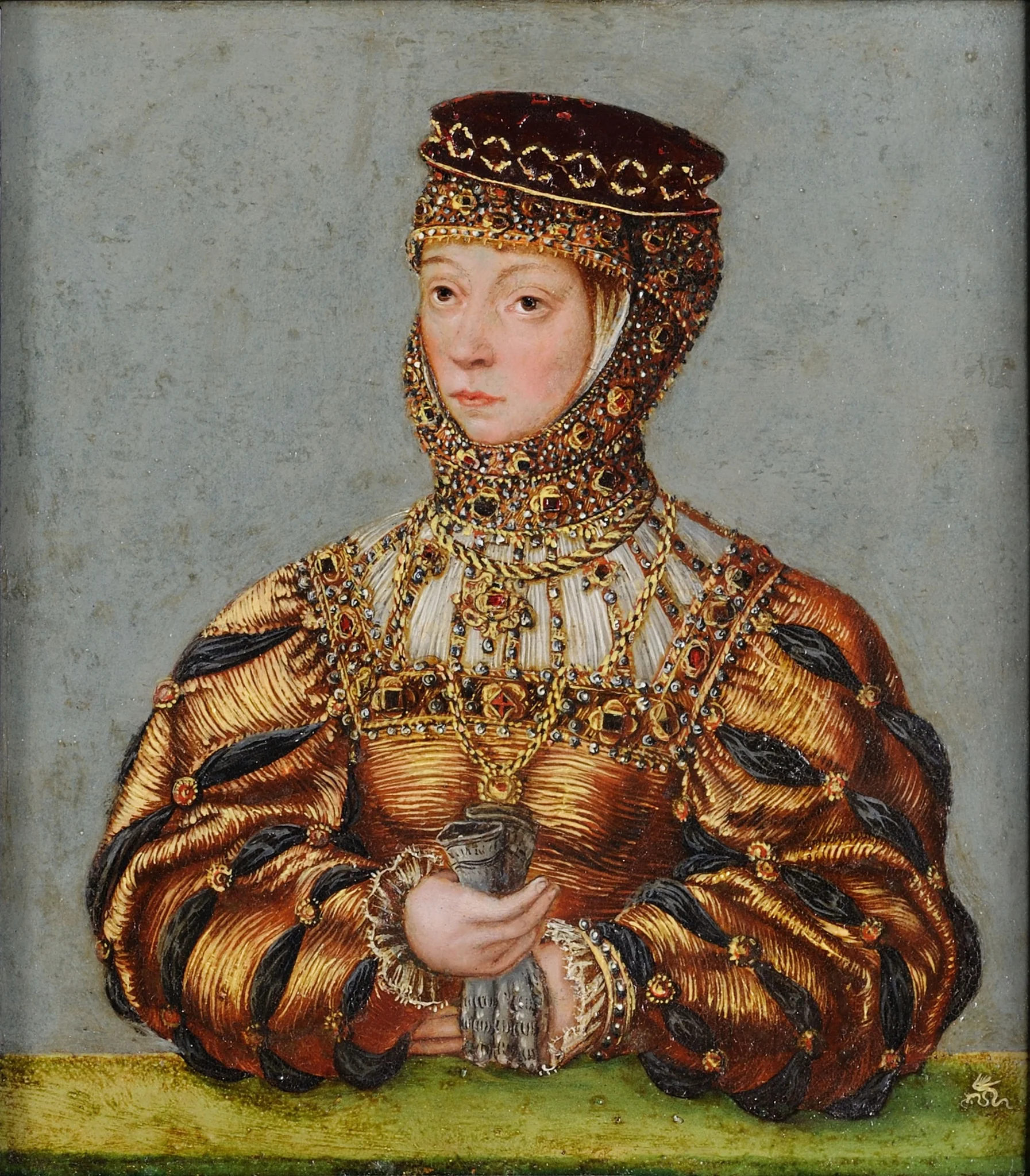 Barbara Radziwill, detail