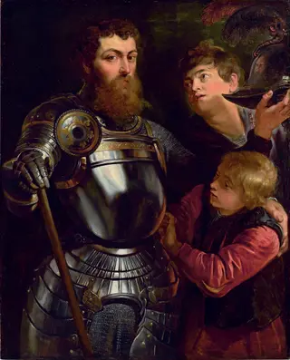 Portrait of a Commander, by Peter Paul Rubens, oil, 1612