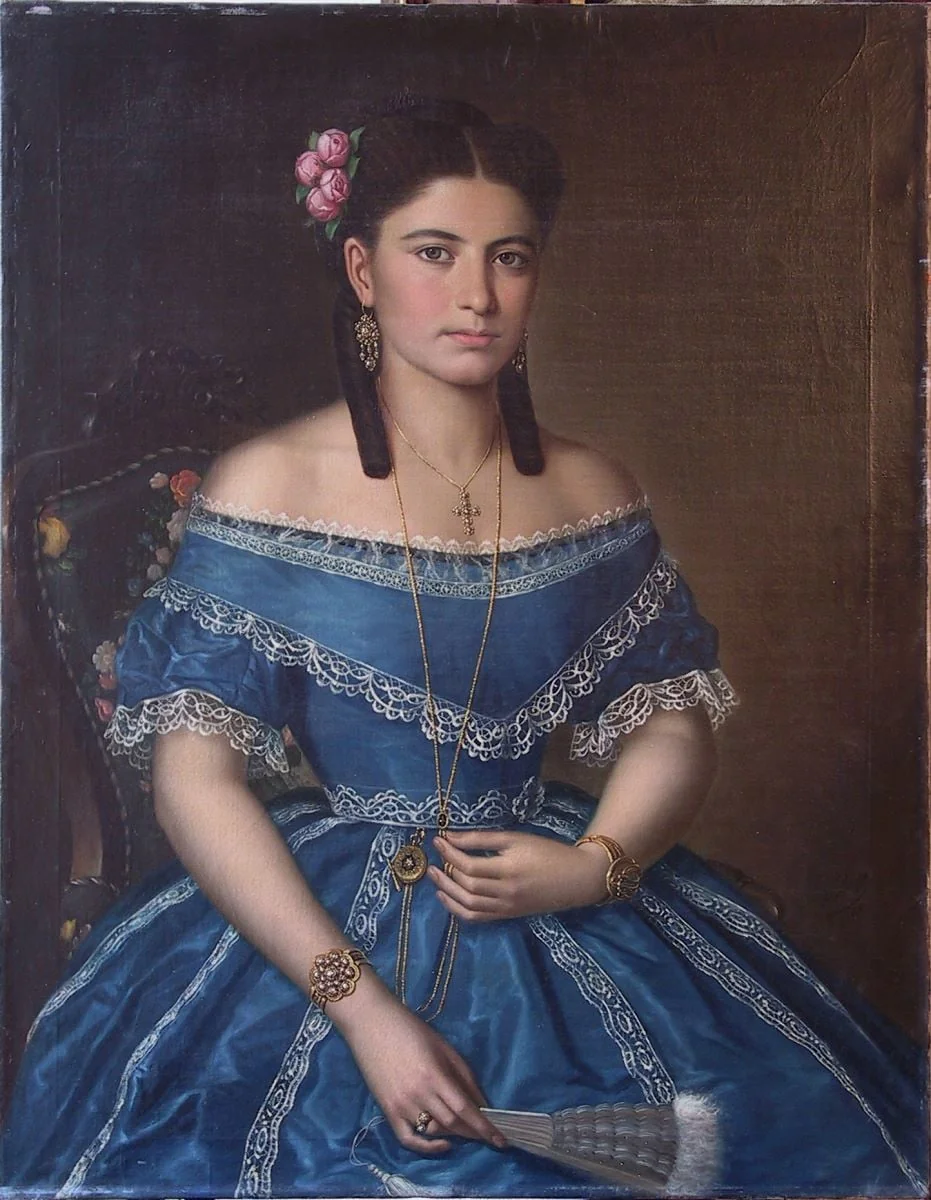 Portret de femeie, detail