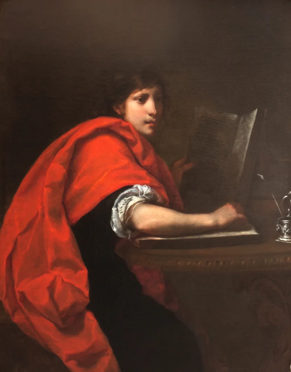 Saint John the Evangelist, by Francesco Furini, oil, 1635
