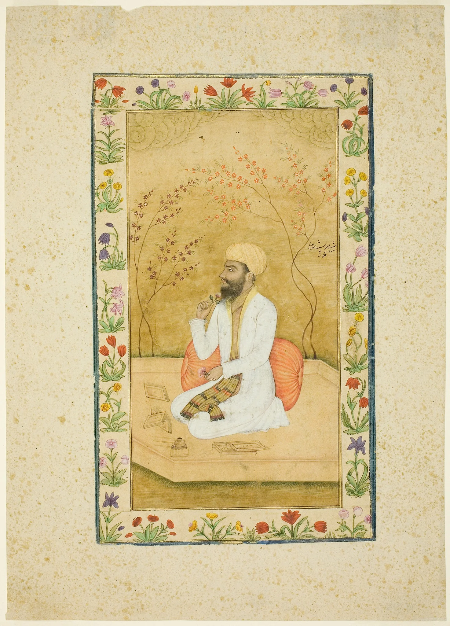 Portrait of an Artist or Scholar, detail