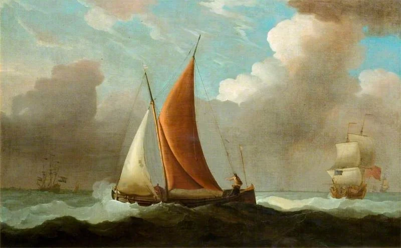 Vessels at Sea, detail