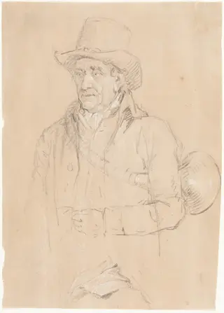 The Earth Stopper, by James Ward, chalk, 1794
