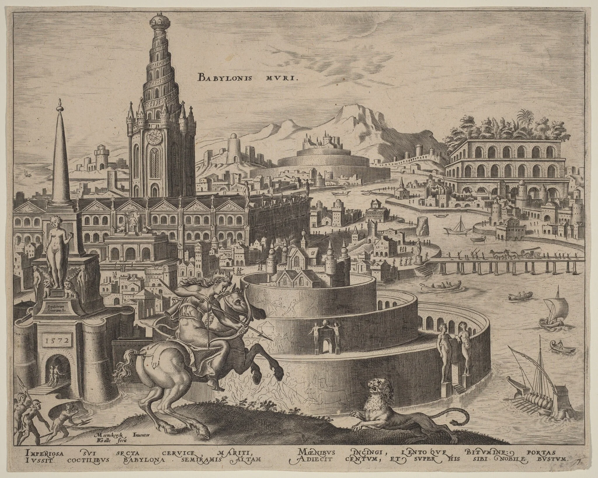 Babylonis Muri (The Walls of Babylon), detail