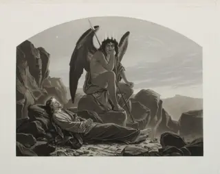 Satan watching the Sleep of Christ in the Wilderness of Temptation, by James the elder Faed, 31
