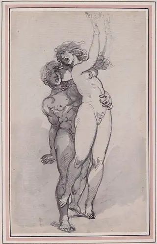 Apollo and Daphne, by Thomas Rowlandson, 1780