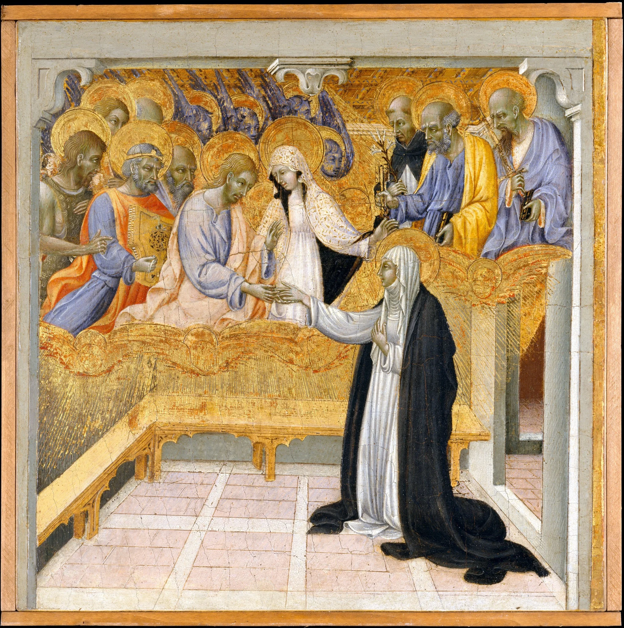 The Mystic Marriage of Saint Catherine of Siena, detail