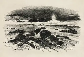 Tail Piece for Chapter XII from "Lorna Doone", by William Henry Drake, 1889