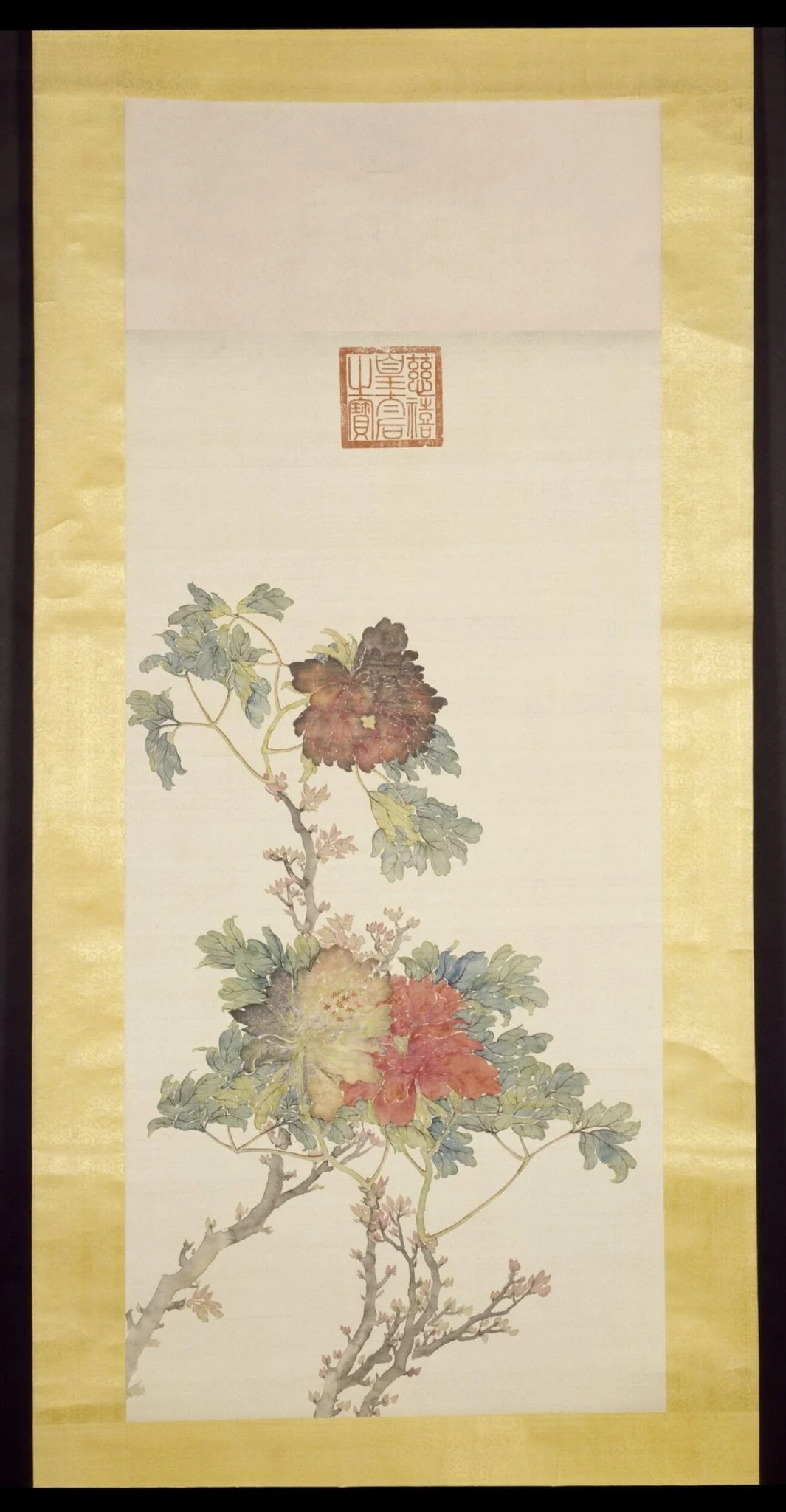Peonies, detail
