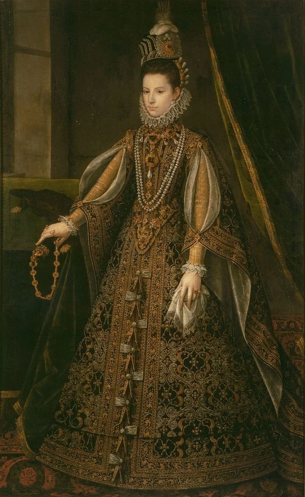 Possible portrait of archduchess Isabella Clara Eugenia, detail
