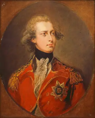 George IV as Prince of Wales, by Gainsborough Dupont, oil, 1781