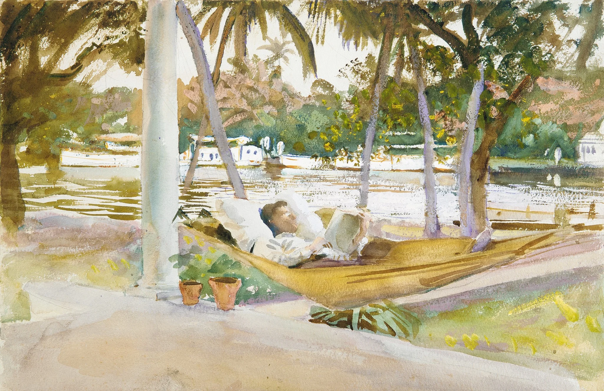 Figure in Hammock, Florida, detail