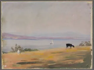 Seaside. From the journey to Constantinople, by Jan Ciągliński, unspecified, 1897