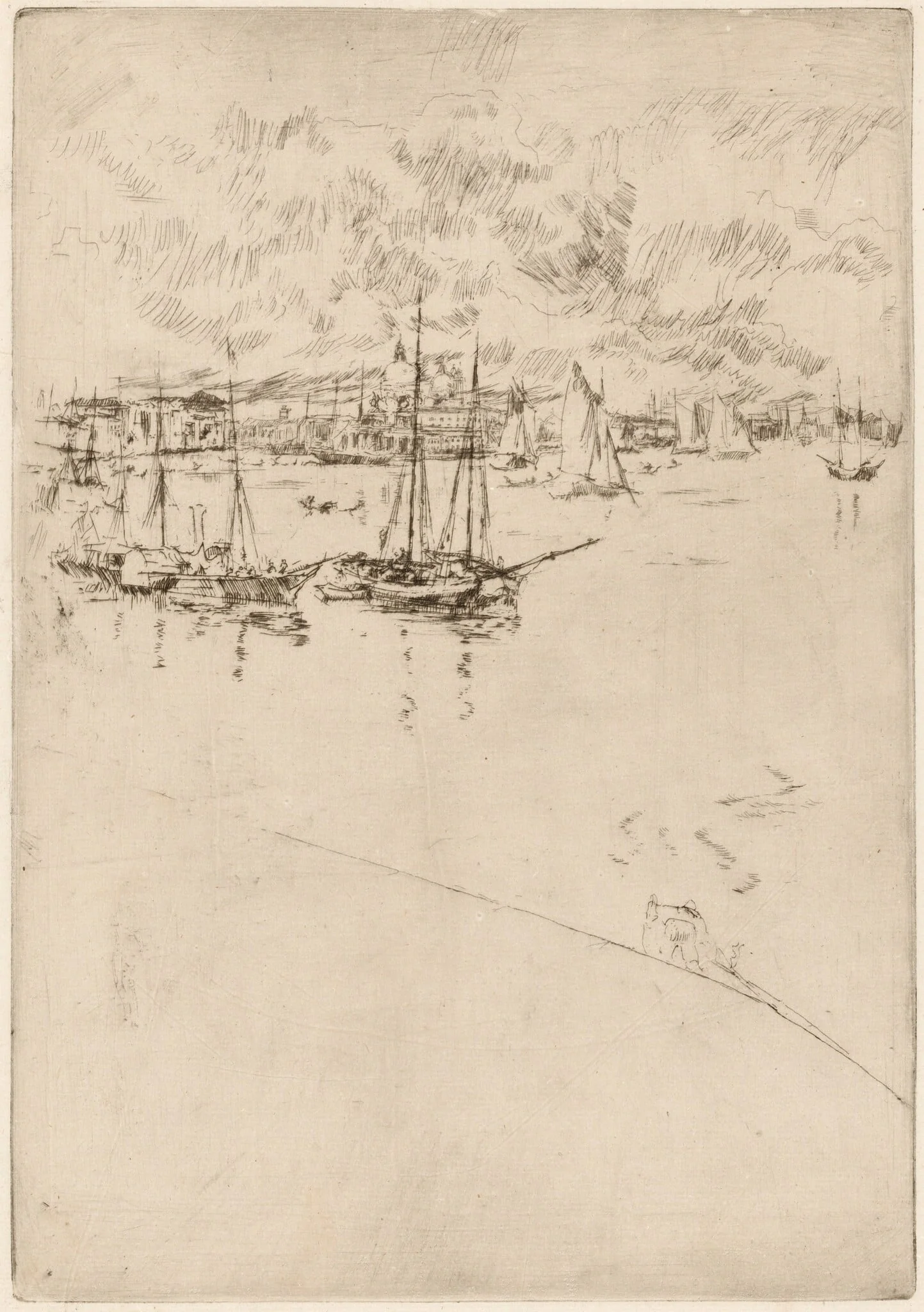 The Steamboat, Venice, detail
