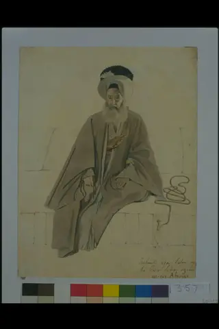 Mehmet Aga Salam, by Louis Dupré, watercolor, 1819