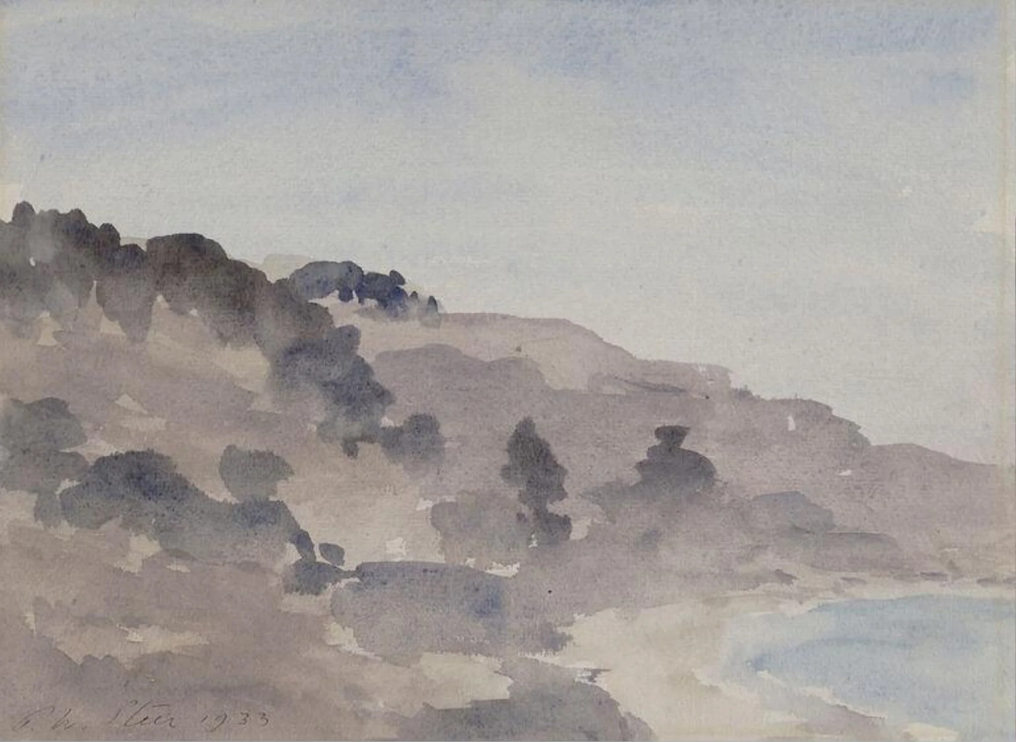 Totland Bay, Isle of Wight, detail