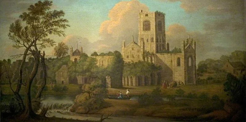 Kirkstall Abbey, Yorkshire, detail