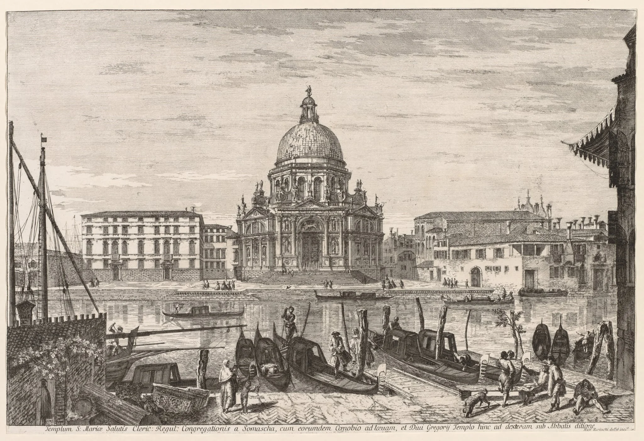 Views of Venice: S. M. Della Salute, detail