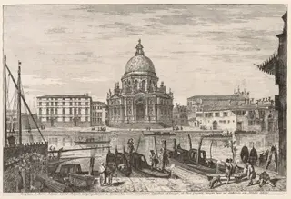 Views of Venice:  S. M. Della Salute, by Michele Marieschi, 1741