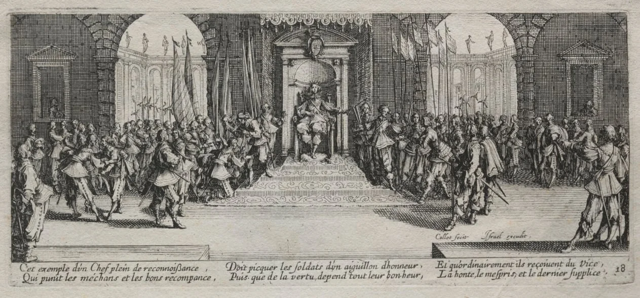 The Large Miseries of War: Distribution of Recompense, detail