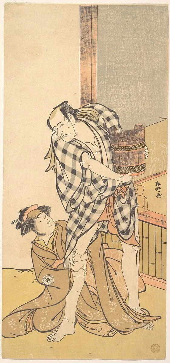 五代目市川団十郎|Scene from the Play Yoshitsune and the Thousand Cherry Trees (Yoshitsune senbon zakura), detail