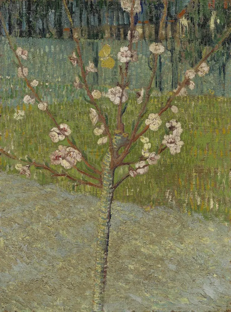 Peach Tree in Blossom, by Vincent van Gogh, oil