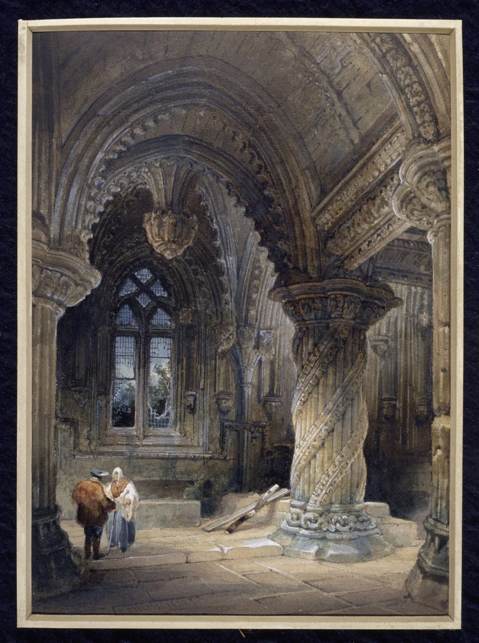 The Prentice Pillar, Roslin Chapel, detail