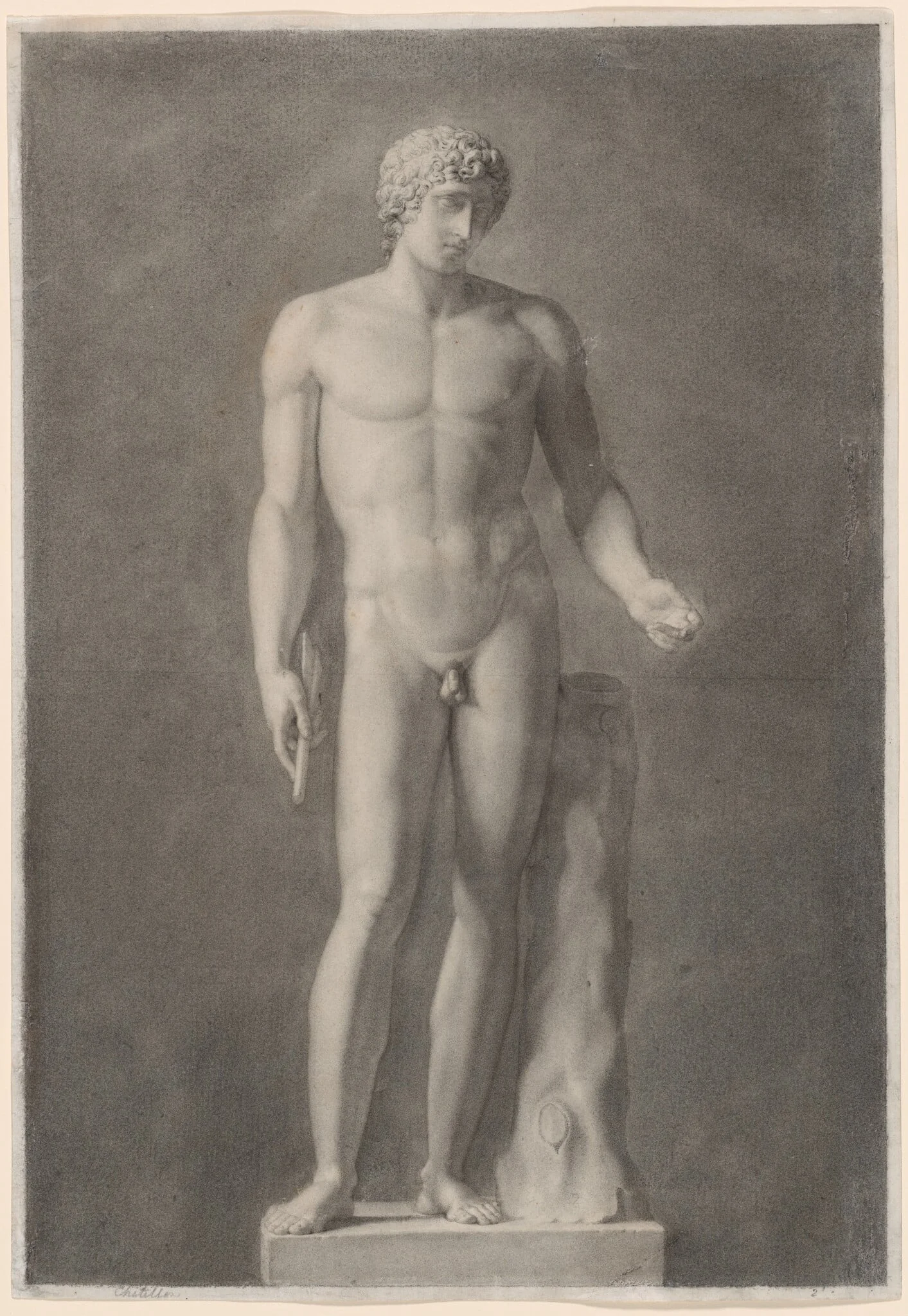 Apollo or Adonis, detail