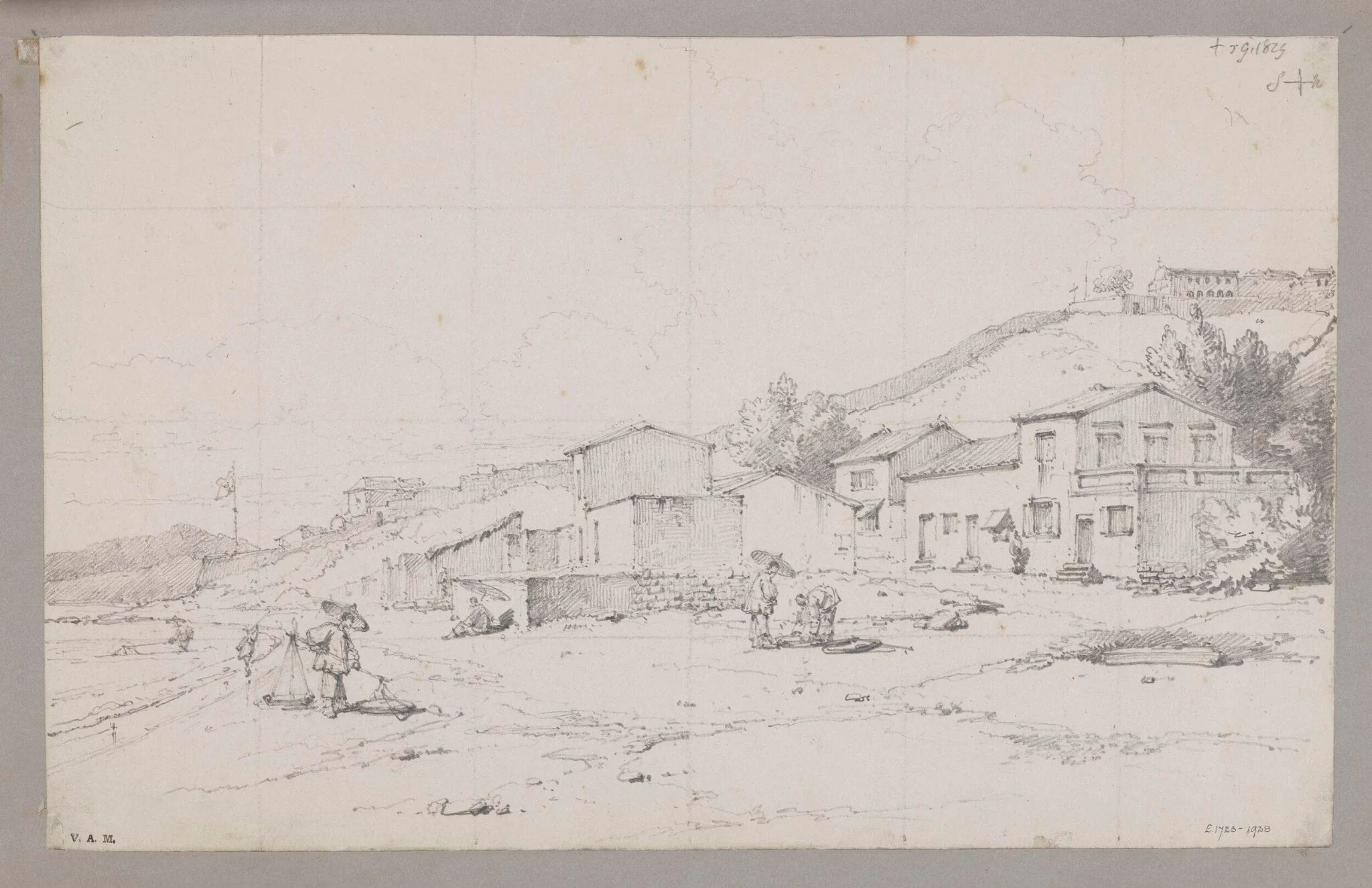 Dr. Colledge's original Hospital at Macao, detail
