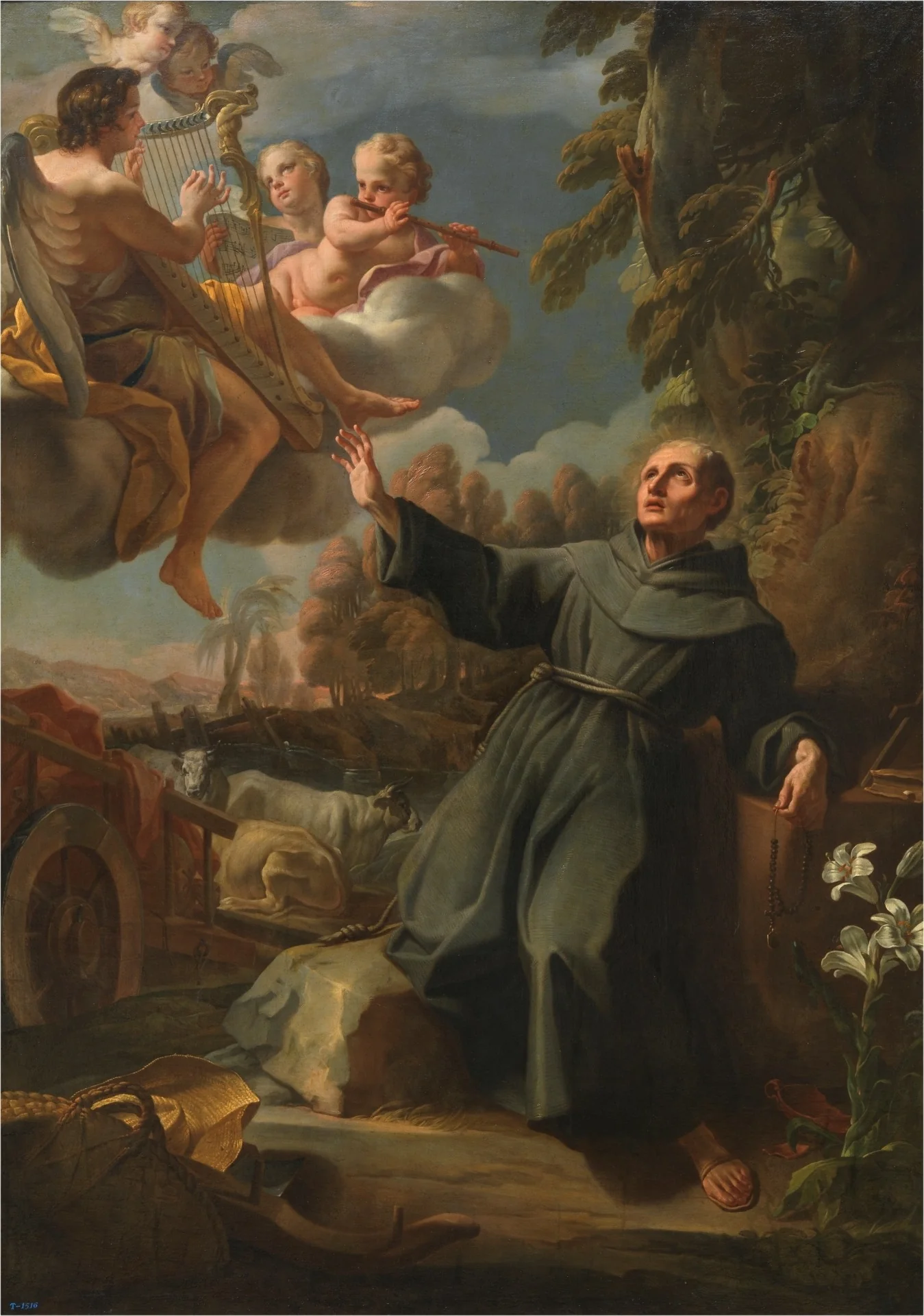 The Vision of the Blessed Sebastián Aparicio, detail
