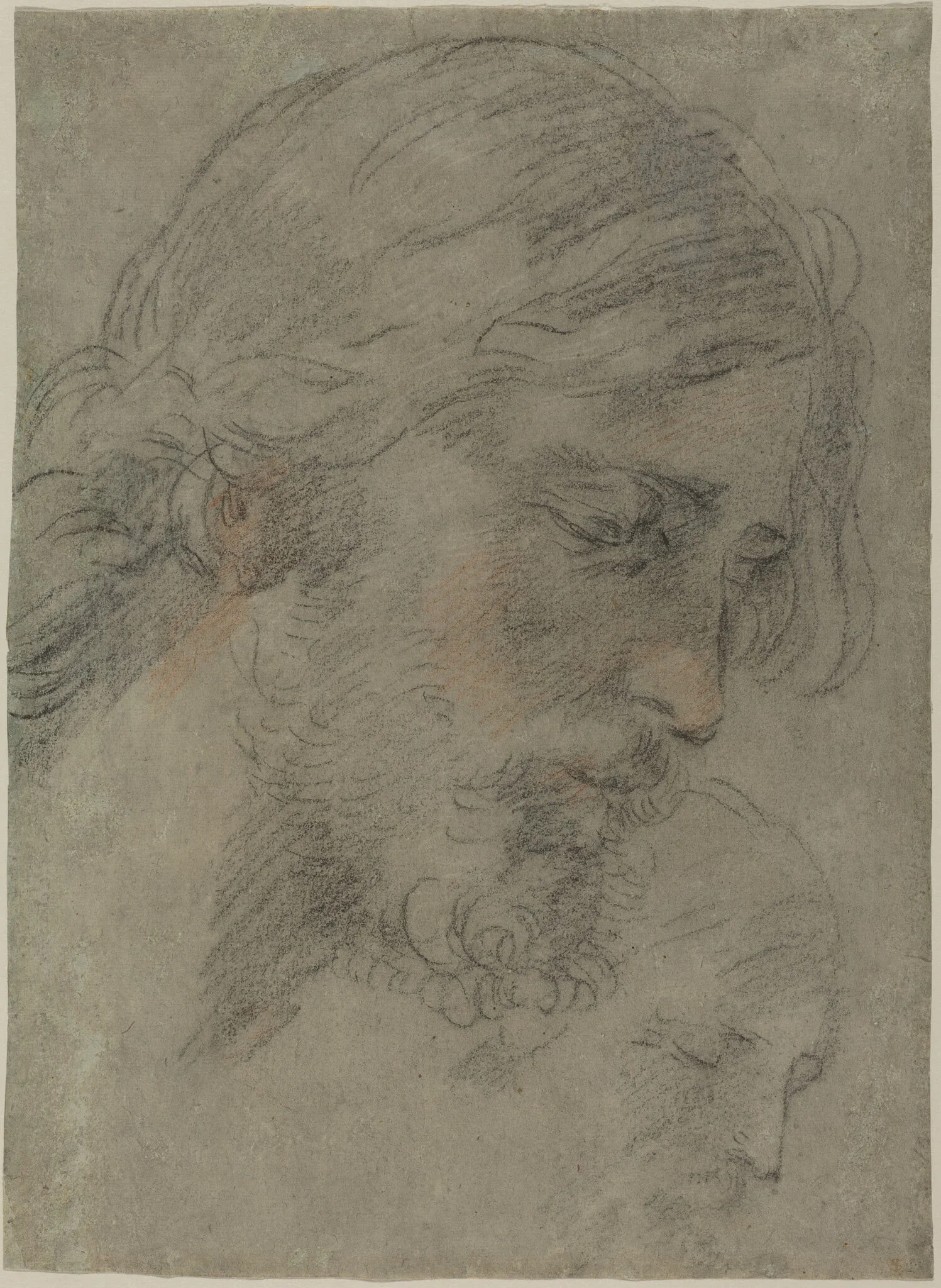 The Head of Christ, detail