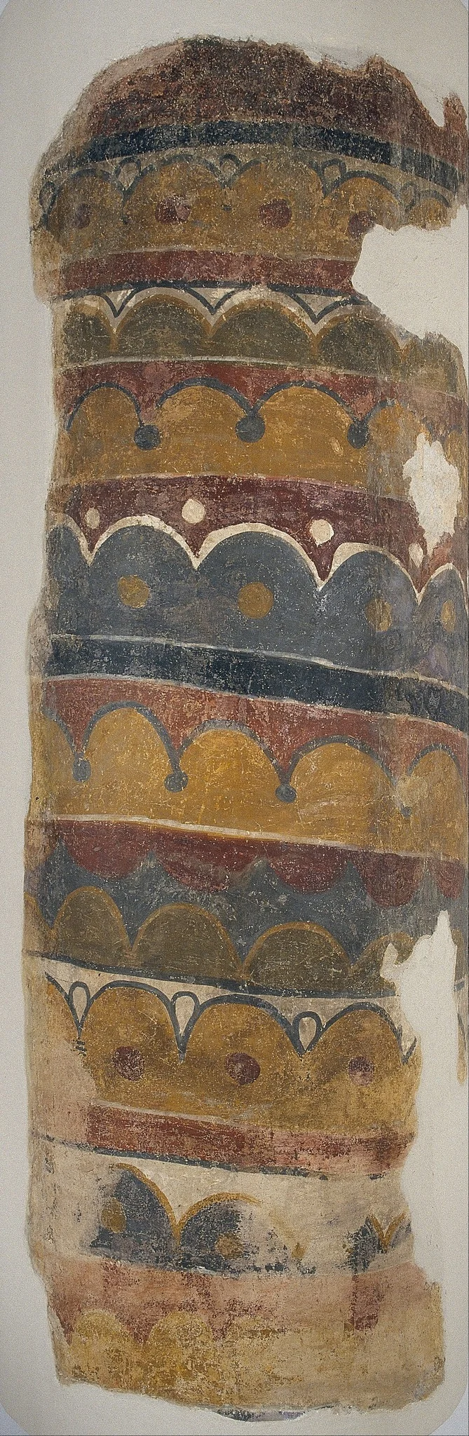 Decorated shaft from Santa Maria de Taüll, detail