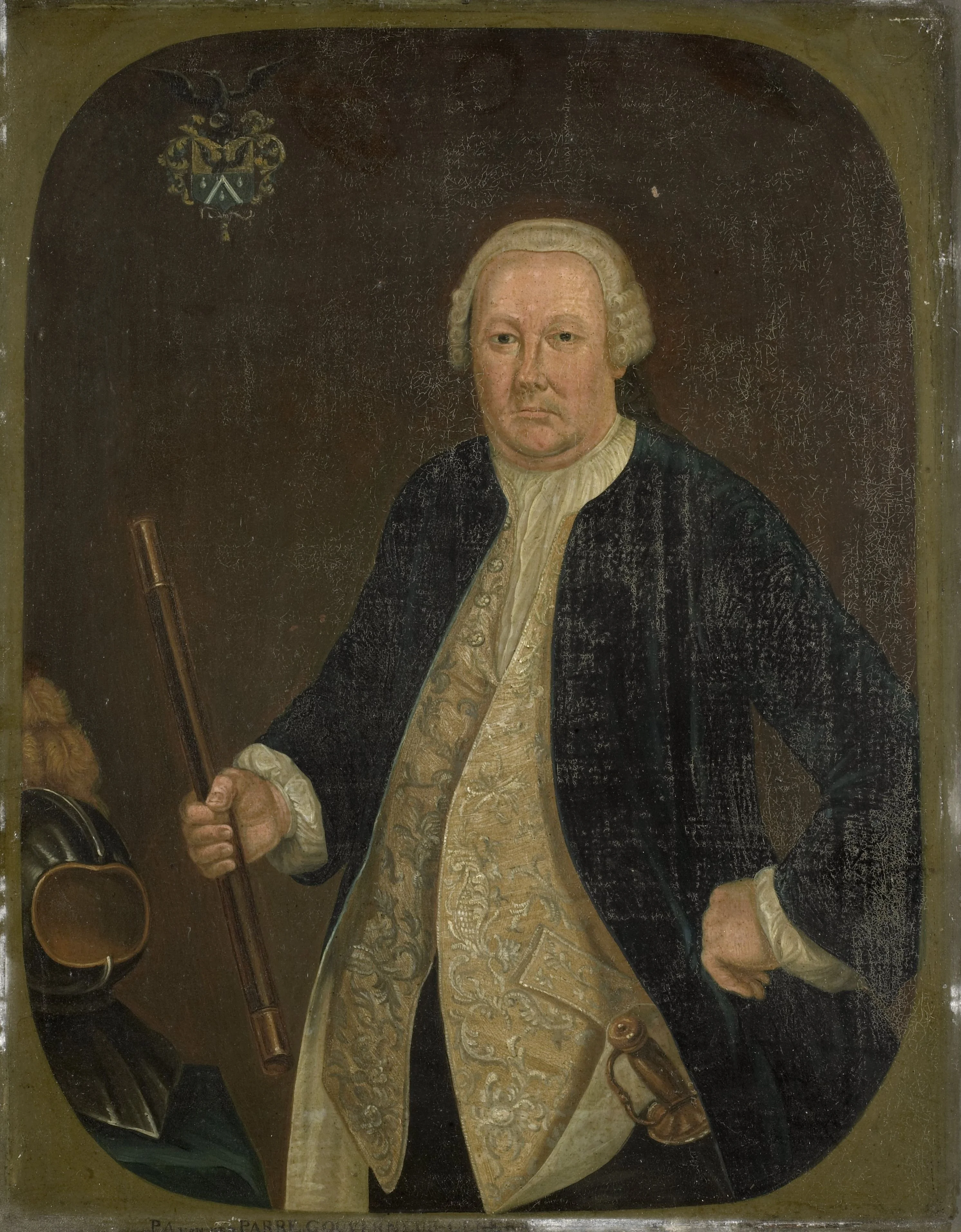 Portrait of Petrus Albertus van der Parra (1714-1775), detail