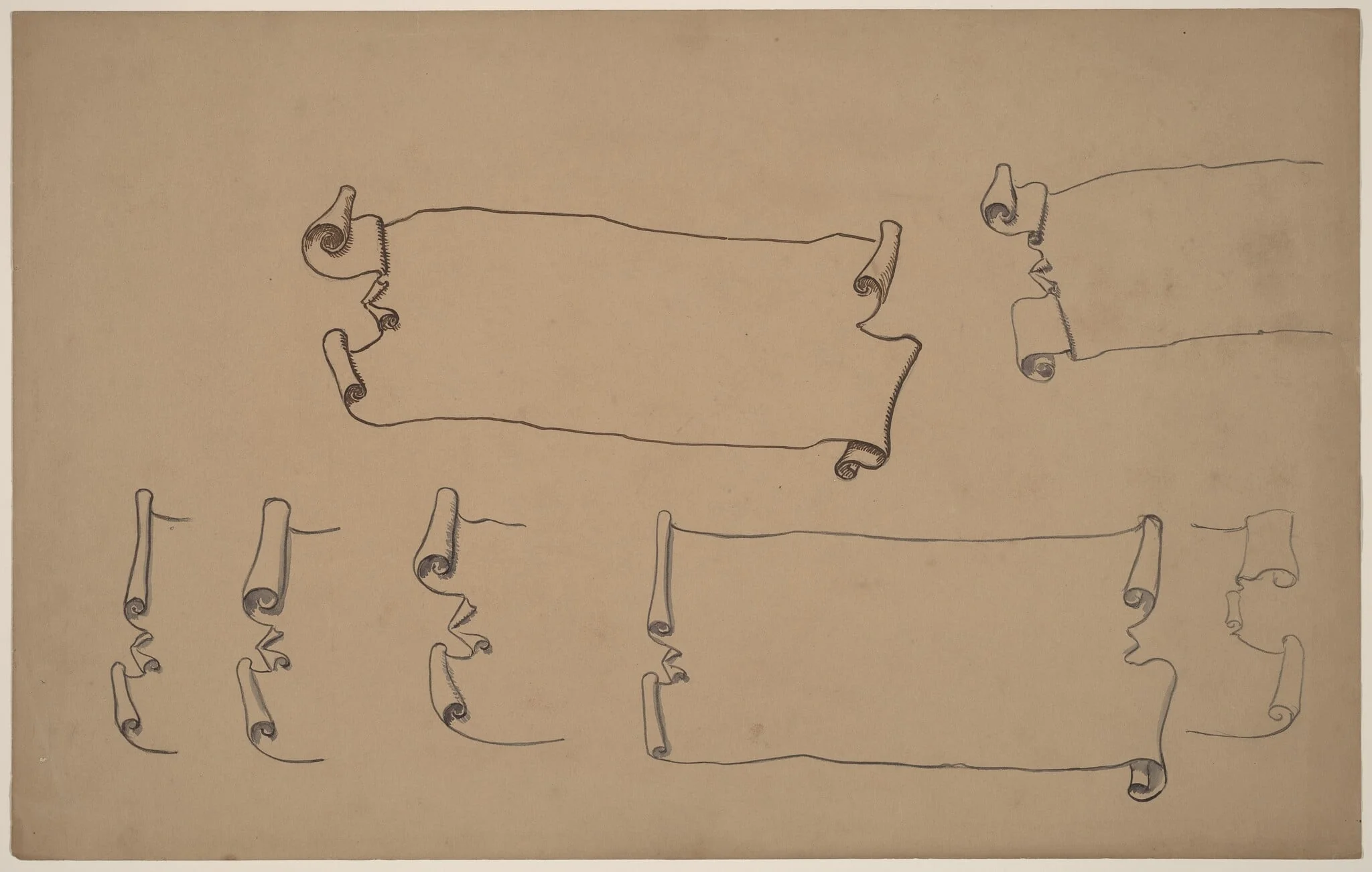 Sketches for a Scroll, detail