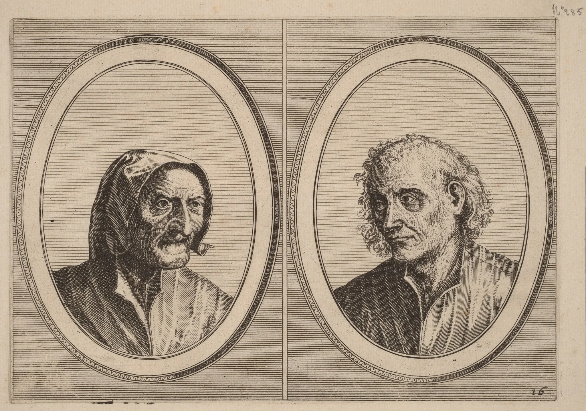"Foockel Frons-muyl" and "Pietje Hard-loop", detail