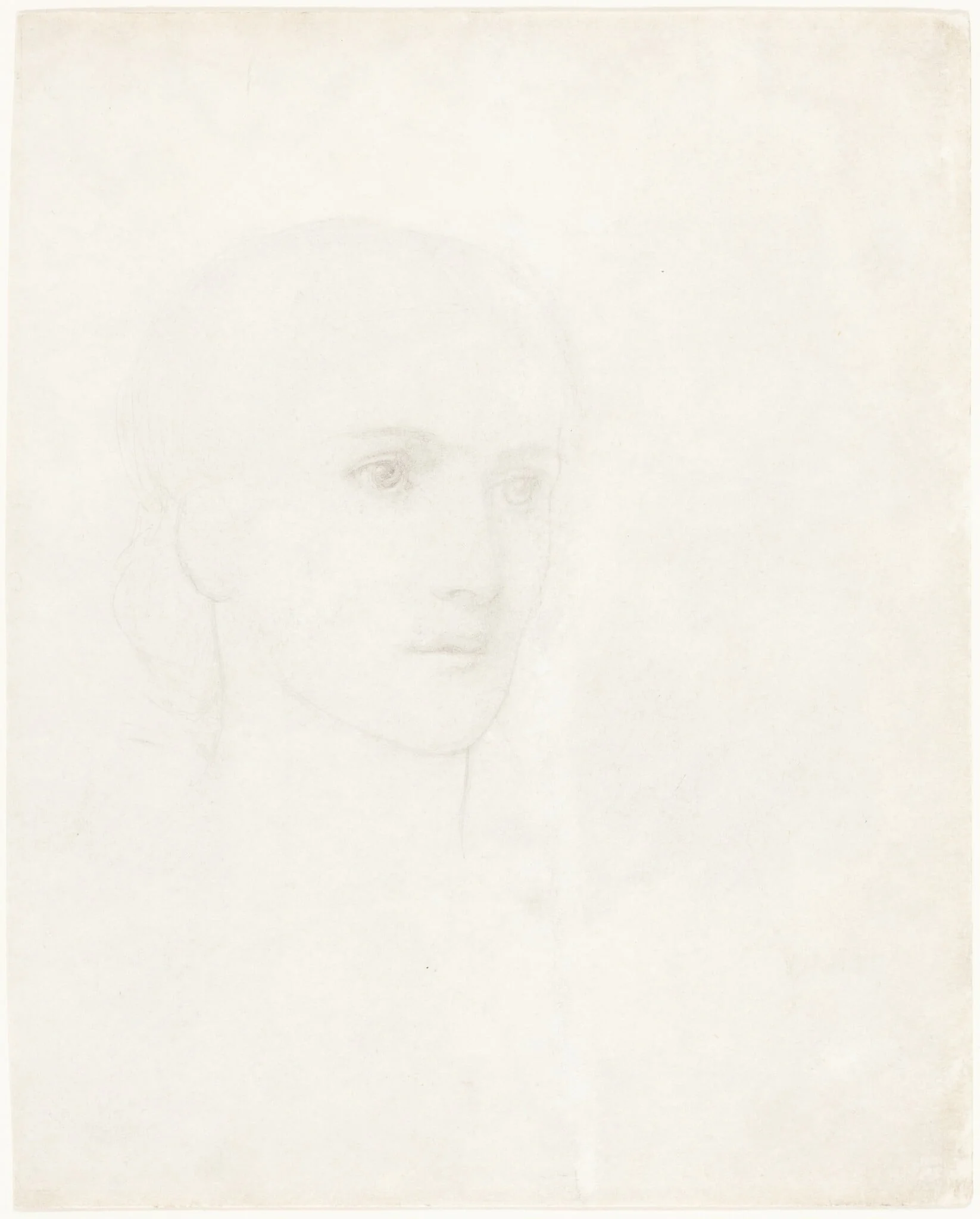 Head of a Woman, detail
