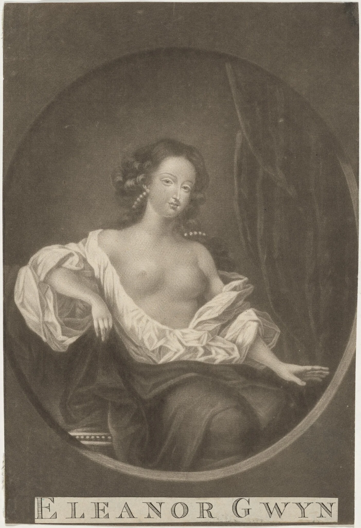 Eleanor Gwyn, Mistress of Charles II, detail