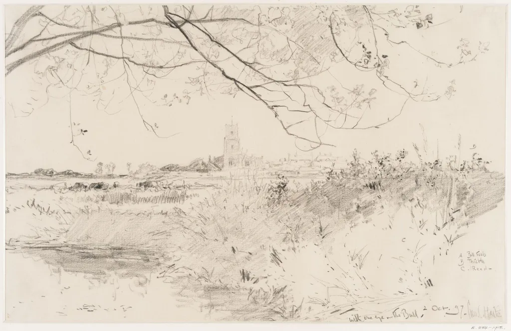 Walberswick Marshes., by Haite, 2
