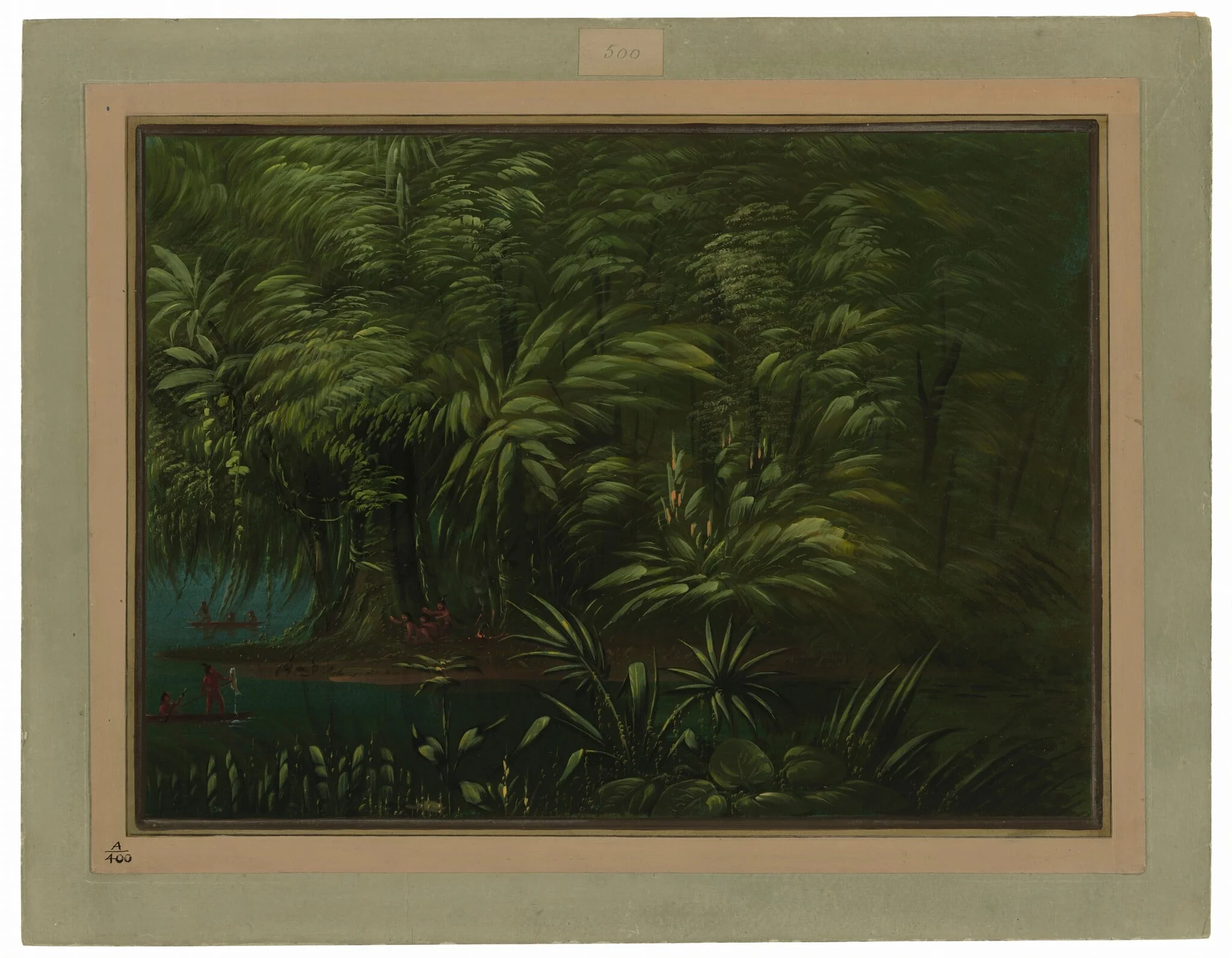 Luxuriant Forest on the Bank of the Amazon, detail