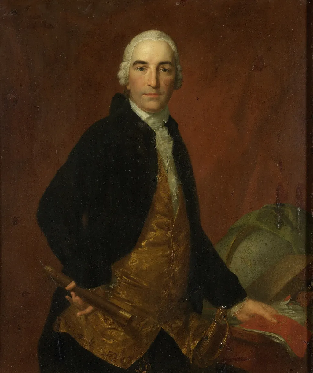 Portrait of Willem Arnold Alting, Governor-General of the Dutch East India Company, by Johann Friedrich August Tischbein, oil, 1794