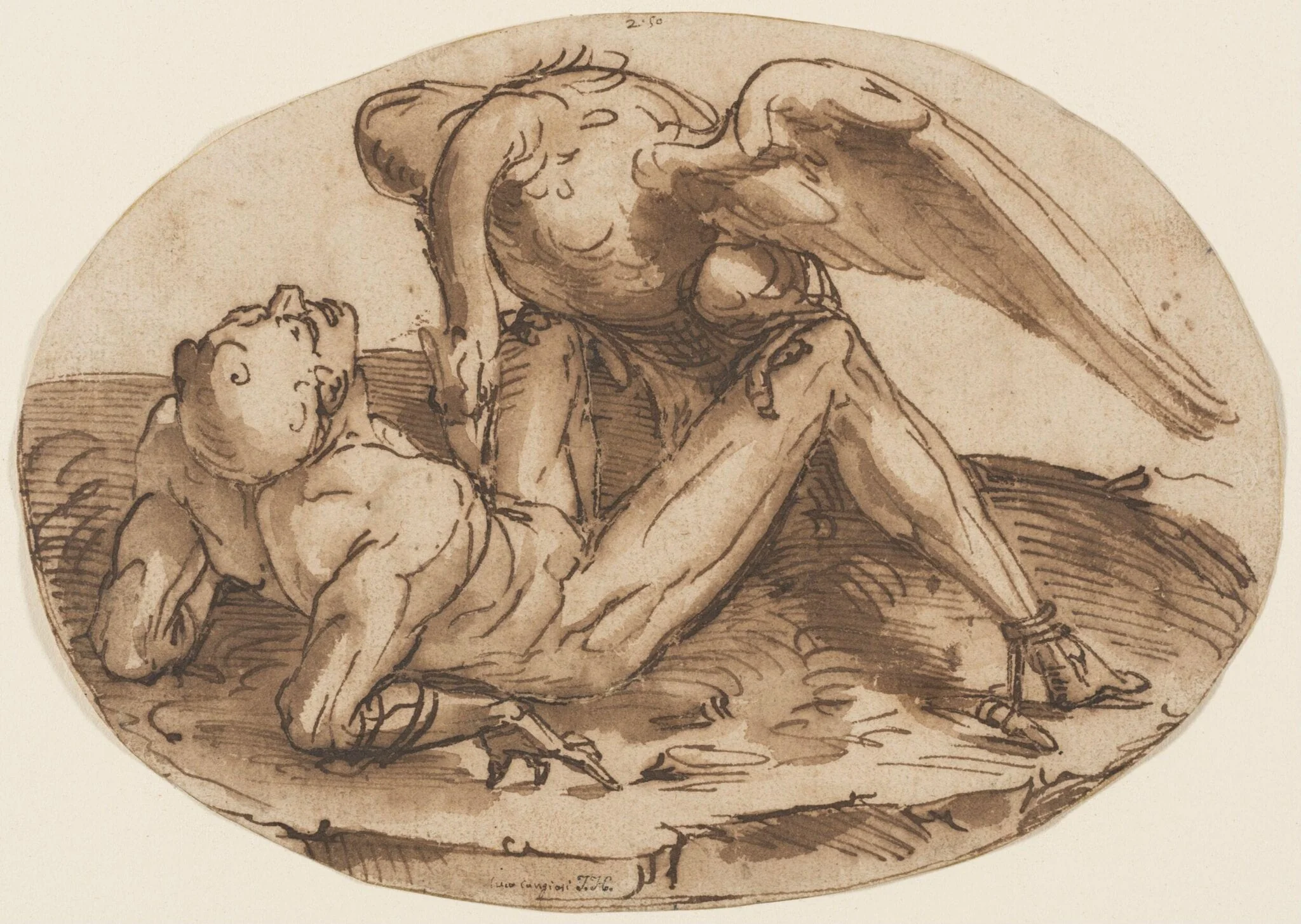 The punishment of Prometheus, detail