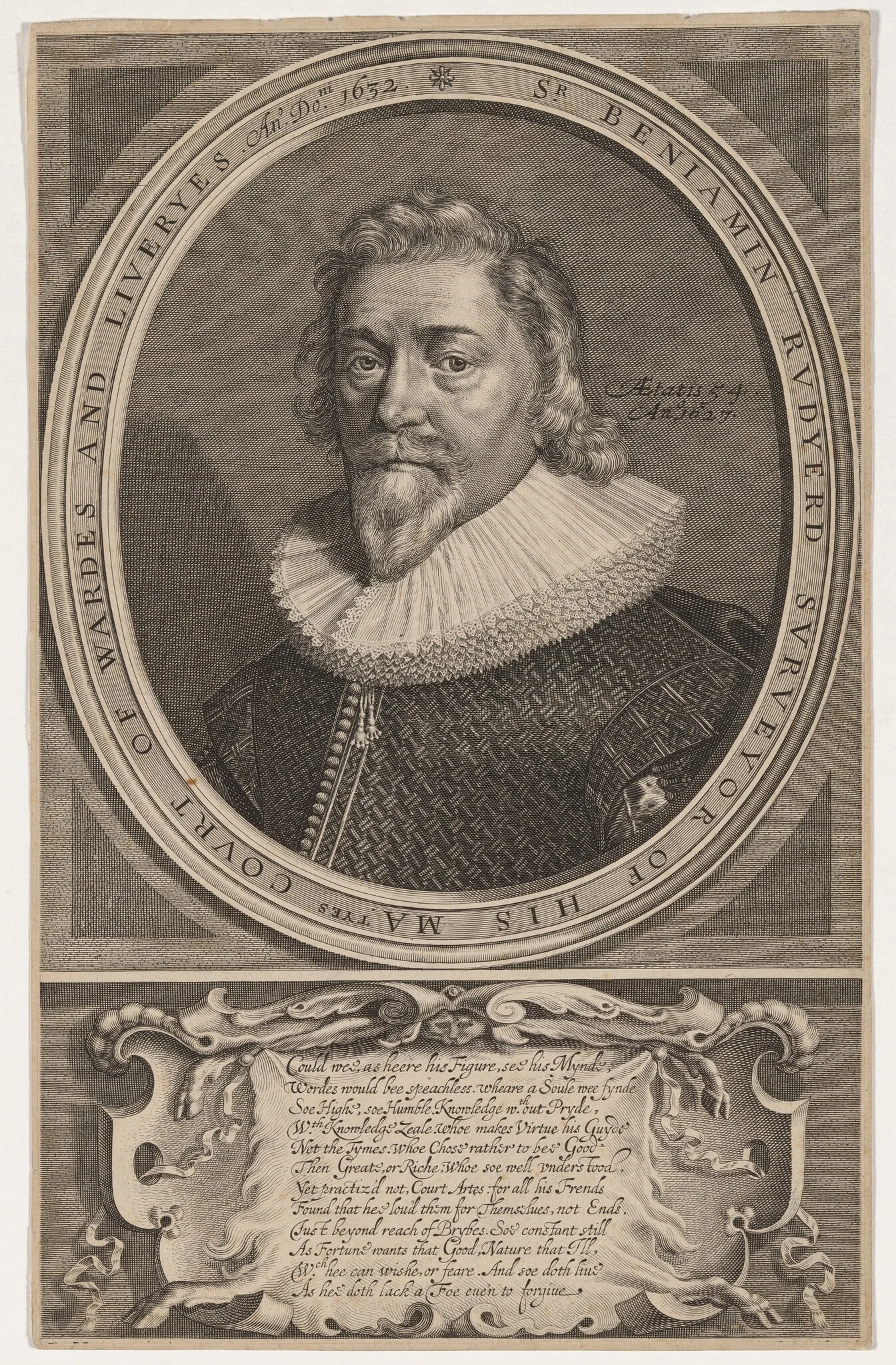 Sir Benjamin Rudyerd, detail