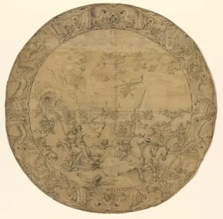 Design for a Standing Dish, by Adam van Vianen
