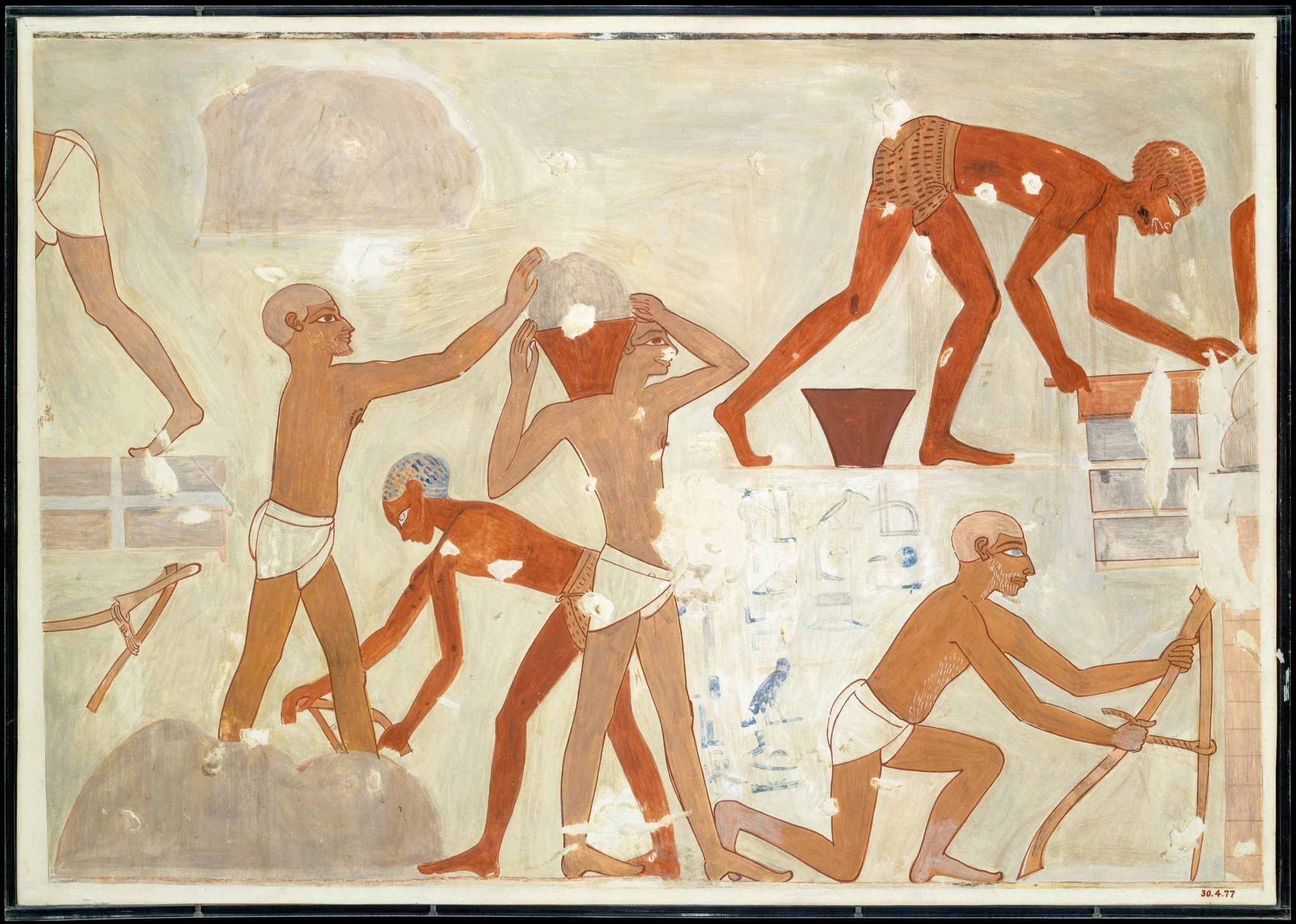 Brickmakers, Tomb of Rekhmire, detail