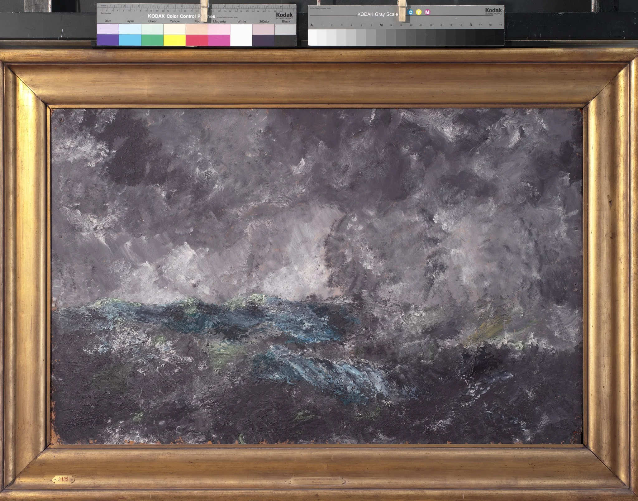 Storm in the Skerries. "The Flying Dutchman", detail