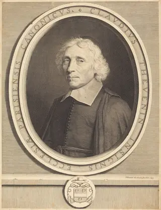Claude Thevenin, by Robert Nanteuil, ink, 1657