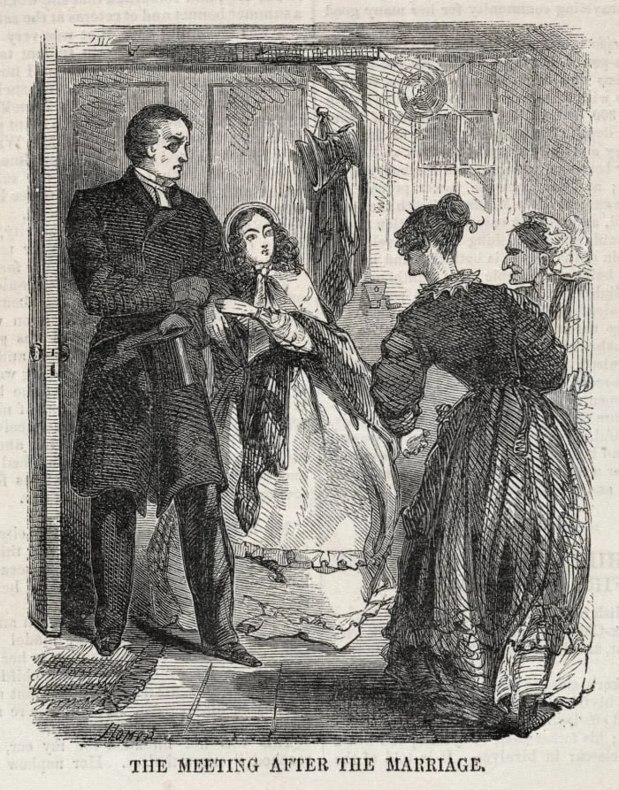 The Meeting After the Marriage, detail
