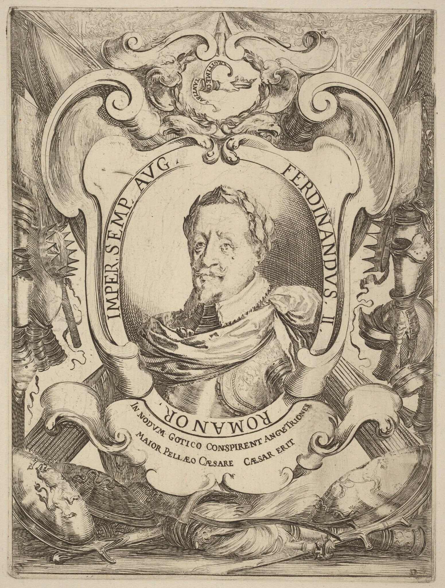 Emperor Ferdinand II, detail