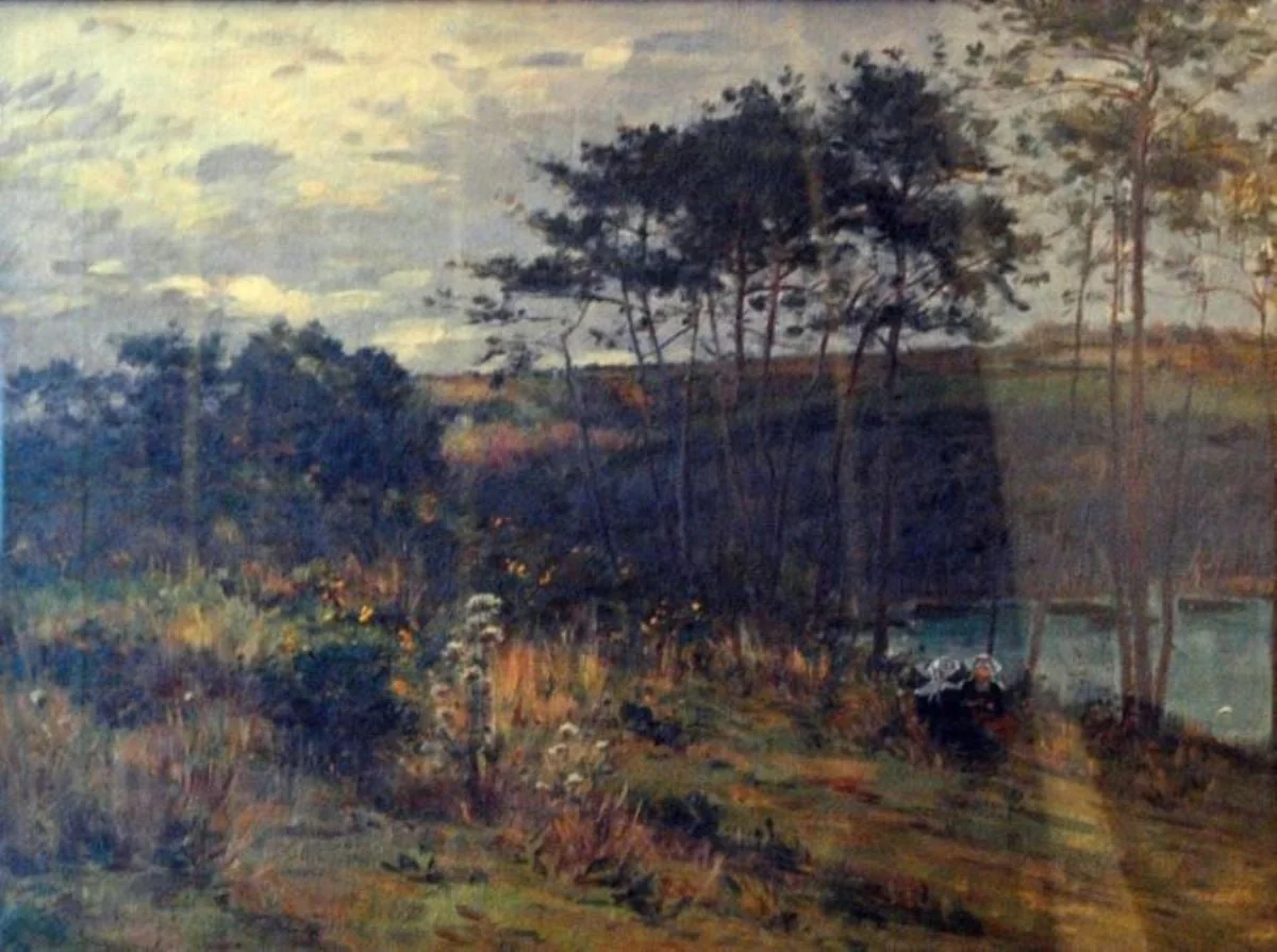 Femei pe malul apei, detail